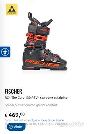 Scarponi sci Fischer