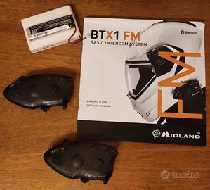 Coppia Interfoni Casco MIDLAND BTX1 FM