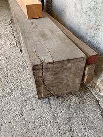 Trave in mogano Sapelli stagionato 30 anni