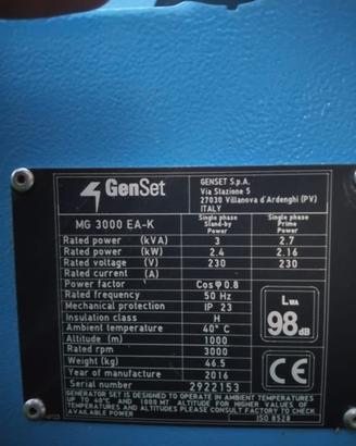 Generatore di corrente