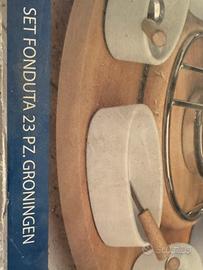 Fonduta set 23 pezzi