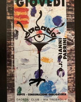 Biglietti discoteche flyers anni 90 Riviera disco
