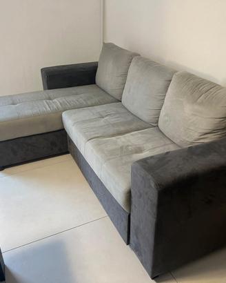 divano 3 posti con penisola
