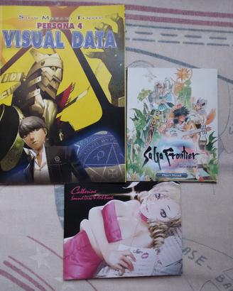 Artbook Persona, Catherine, Saga Frontier e Poster