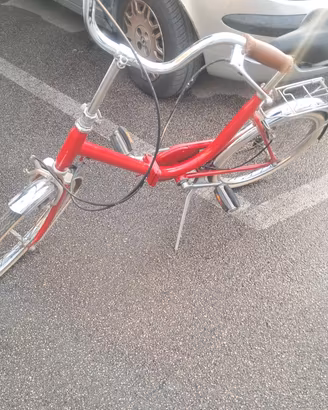 Bicicletta pieghevole vintage Bianchi - Rossa