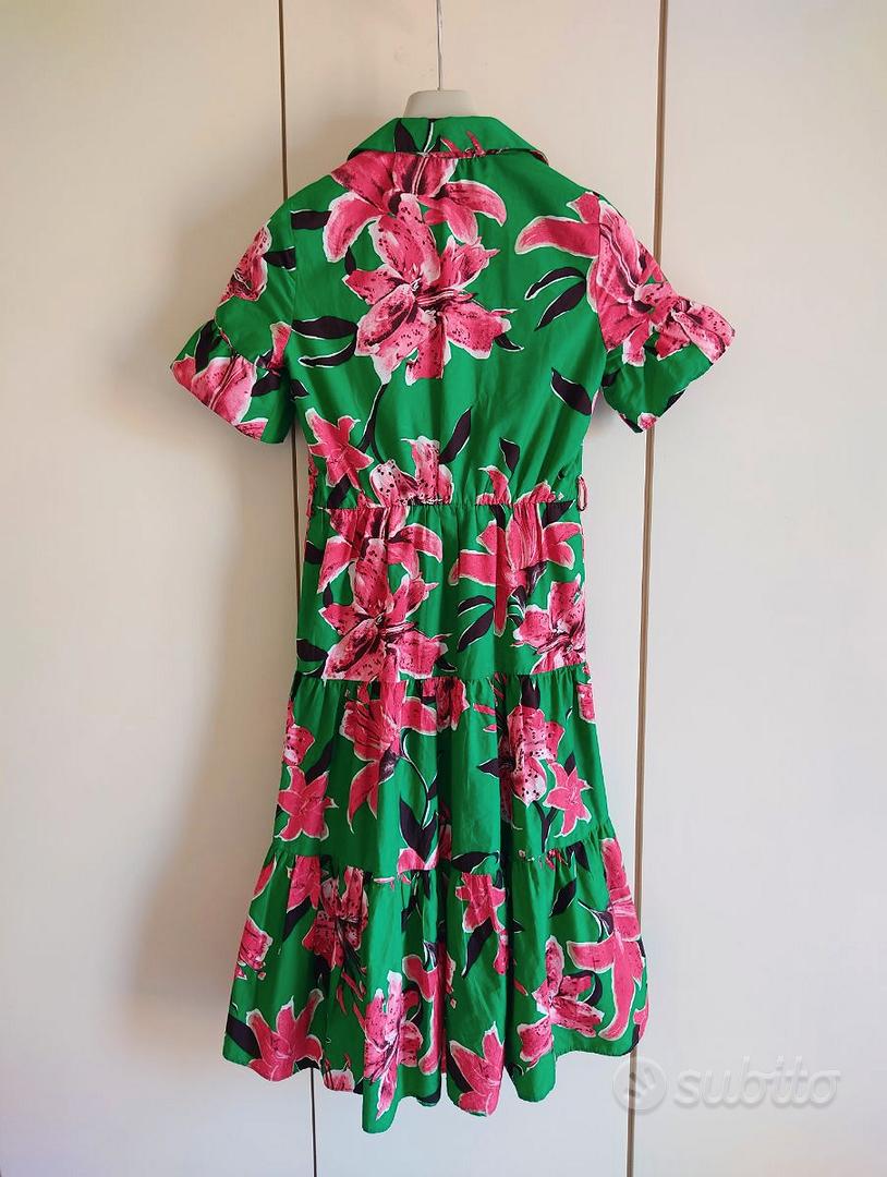 Zara abito con fantasia floreale M Abbigliamento e Accessori In vendita a Foggia