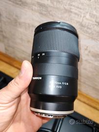 obiettivo Tamron 28-75 2.8 attacco FE sony