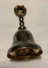 Vintage Campanella natalizia Austria microperline