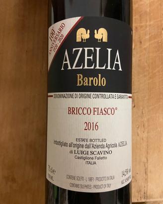 Vino Azelia - Barolo Bricco Fiasco 2016