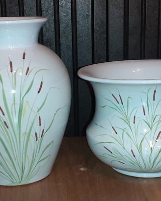 Coppia di vasi ceramica 