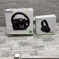 volante + cuffie xbox come nuovi originali