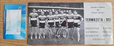 Foto cartolina Squadra Ciclistica Termozeta - DEI
