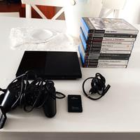 PS2 SCPH90004 + 12 GIOCHI + JOYSTICK