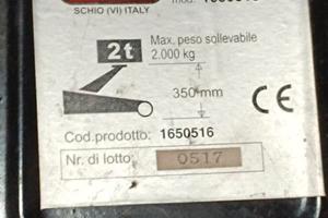 Cricco Idraulico a Carrello VALEX 2 Tonnellate