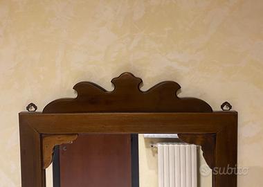 Specchio con cornice in legno 50x140