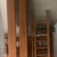 Letto a castello, singolo, matrimoniale in legno