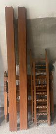 Letto a castello, singolo, matrimoniale in legno