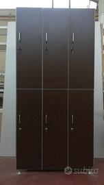 Armadietto spogliatoio 6 ante palestra scuola