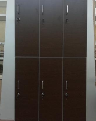 Armadietto spogliatoio 6 ante palestra scuola