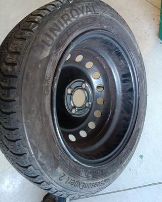 Gomma e cerchione 175 65 R14 82T m+s