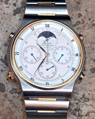 Seiko chronograph fasi luna vintage