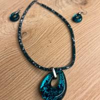 Collana e oracchini di Murano