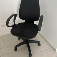 Sedia da ufficio nera