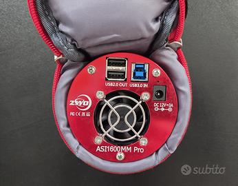 Camera astronomica ZWO ASI 1600 MM Pro   MAI USATA