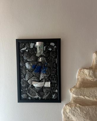 Quadro con bottiglia