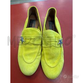 MOCASSINI D SHOES GOLDEN GOOSE SCAMOSC GIALLO OCRA