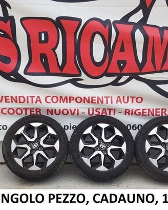 TOYOTA YARIS CERCHIO IN LEGA PNEUMATICO R15 4X100