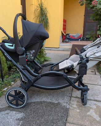 Passeggino gemellare/fratellare ABC, zoom design