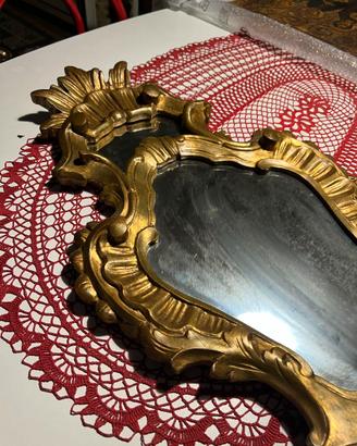 SPecchiera legno antica da co