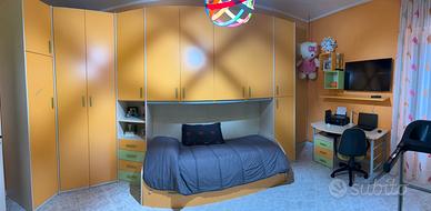 Cameretta completa di armadio letto e scrivania