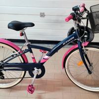 Bicicletta bambina BTWIN 500 24" come nuova