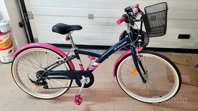 Bicicletta bambina BTWIN 500 24" come nuova