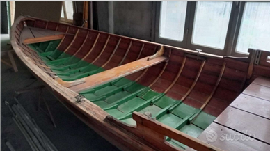 Barca Lancia in legno