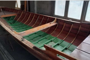 Barca Lancia in legno