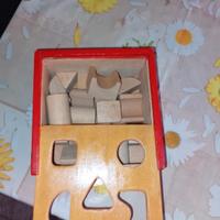 Gioco in legno forme geometriche