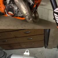 Scarico completo ktm exc 125