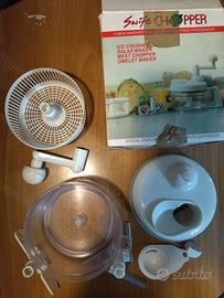 Frullatore Tritatutto a Mano Manuale Mixer Ice