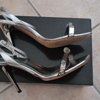 sandali argento Nr 40