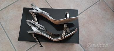 sandali argento Nr 40