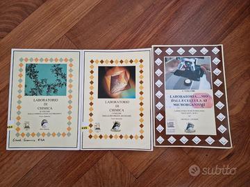 Libri laboratorio chimica e microbiologia