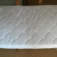 Materasso culla+piumino+2 set lenzuola bambina