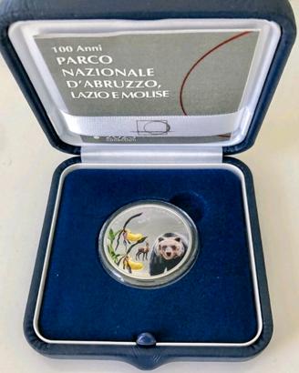 5€ ITALIA
100 ANNI 
PARCO NAZIONALE D'ABRUZZO