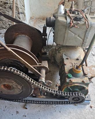 Argano forestale artigianale