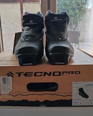 Scarponi sci di fondo Tecno Pro uomo 44 nuovi