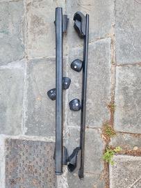 Barre portatutto per auto con barre lungitudinali