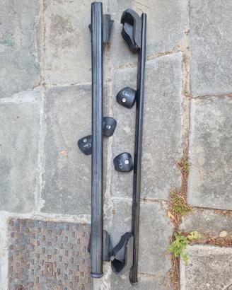 Barre portatutto per auto con barre lungitudinali